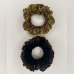Hand crocheted scrunchie